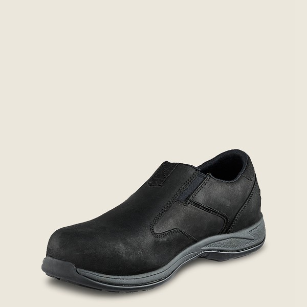 Red Wing Slip-On Hombre Negros/Grises - Comfortpro - Safety Toe - 518-YLMIWH